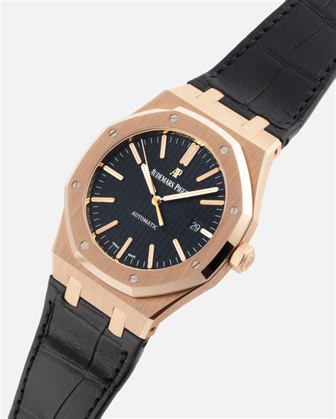 audemars piguet royal oak rose gold bal harbour|audemars piguet royal oak manual.